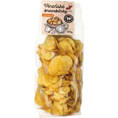 Vinařské brambůrky česnekové 100 g