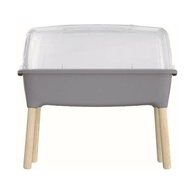 Prosperplast RESPANA PLANTER WOOD HIGH SET sadbovač 78 cm sivý kameň ISEW780H-405U