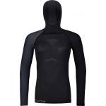 Ortovox Дамско мериносово термобельо Ortovox Women's 120 Comp Light Hoody Merino base layer - Black Raven (115-1701-0112)