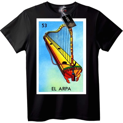 NOONEBRAND Тениска Loteria арфа - 2XL, White