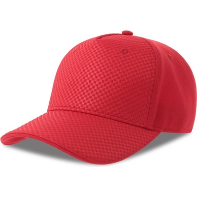 Atlantis Headwear Gear-S 5 panelová baseballová COT33027900499-red Červená