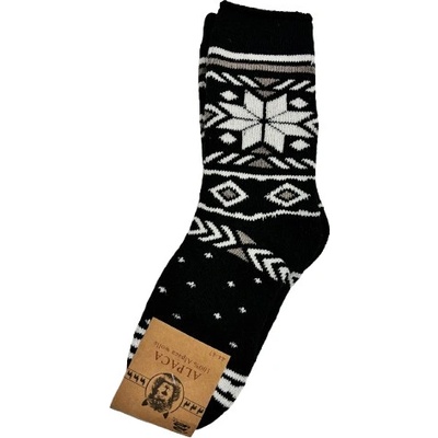 Alpaca Exclusiv hrubé teplé ponožky Vzor: V11