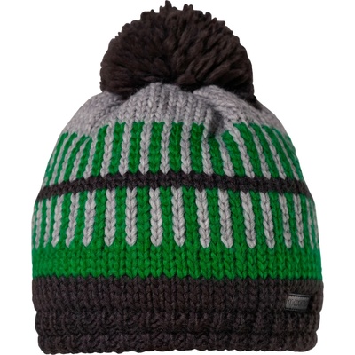 maximo Детска зимна шапка (beanie) maximo Kids' Beanie with Pom-pom Beanie - Espresso / Medium Green - размер 49-51 cm (904-5109-0212)