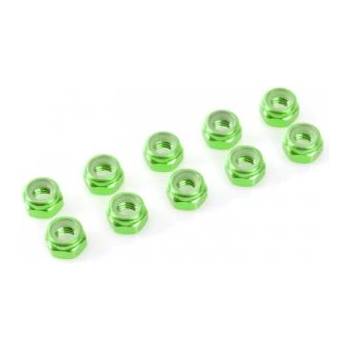 Revtec Самозаключваща се гайка m3 алуминий зелена (10)