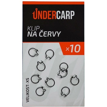 UnderCarp Klip na červy 10 ks XS