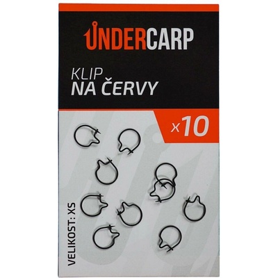 UnderCarp Klip na červy 10 ks XS