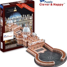 CLEVER&HAPPY 3D puzzle Bazilika Sv. Petra, Vatikán 56 ks