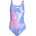 Adidas Дамски бански костюм Adidas Tie-Dyed Graphic V-Back Swimsuit Womens - Blue/White
