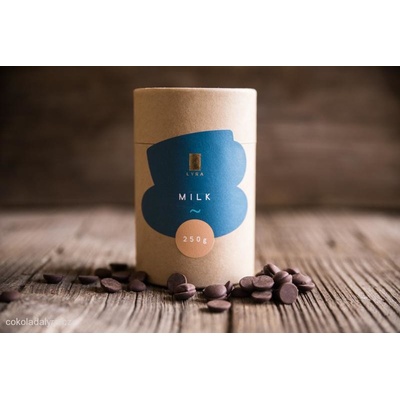 Čokoládovna Lyra TUBUS MILK mléčná 33% 250 g