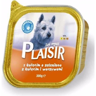 Plaisir dog Adult kuracie a zelenina 300 g