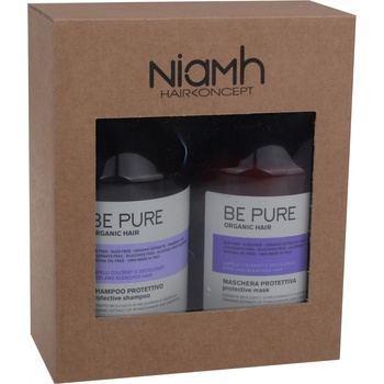 Niamh Be Pure Protective ochranný šampon na vlasy 500 ml + ochranná maska 500 ml dárková sada