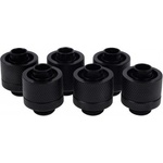 Alphacool Фитинг Alphacool Eiszapfen, Удължител, 16/10mm, G1/4, Черен мат, 6 броя (1011163) - mypc