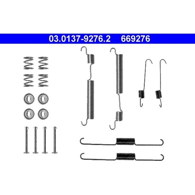 03.0137-9276.2 ATE Sada prislusenstvi, brzdove celisti
