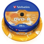 Verbatim Медия, Verbatim DVD-R AZO 4.7GB 16X MATT SILVER SURFACE (25 PACK) (43522) - xtreme