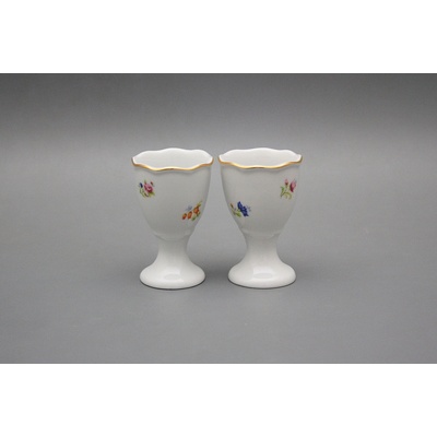 Bohemia Porcelán 1987 Kalíšek na vejce Rokoko Sedmero kvítí GL – Zboží Dáma