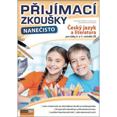 Přijímací zkoušky nanečisto - Český jazyk a literatura pro žáky 5. a 7. očníků ZŠ – Hledejceny.cz