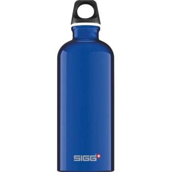 SIGG Алуминиева бутилка за пиене SIGG Traveller 0, 6 л, синя (205005)