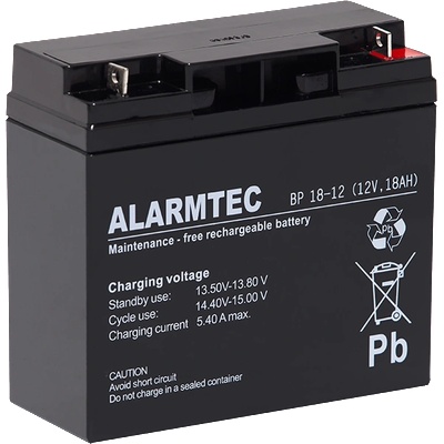 ALARMTEC АКУМУЛАТОР alarmtec 12v/18ah (b1791013)