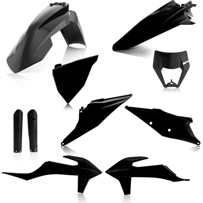 Acerbis sada plastů pro KTM EXC 20-23 EXCF 20-23 černá – Sleviste.cz