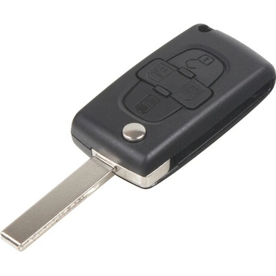 Náhradní klíč pro Peugeot 433Mhz, 4-tlačítkový, 48PG010