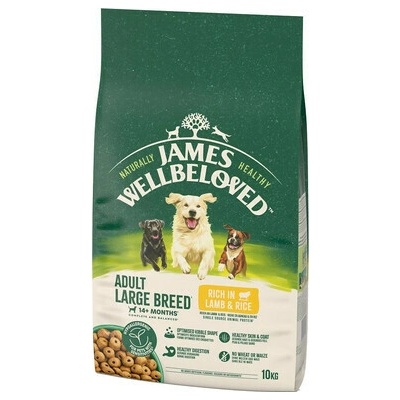 James Wellbeloved Adult Large jahňacie a ryža 10 kg