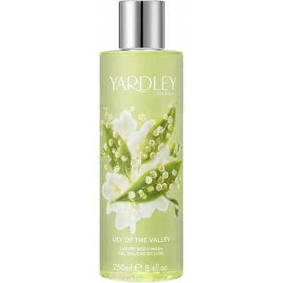 YARDLEY London Lily of Valley body wash 250 ml sprchový gel Konvalinka