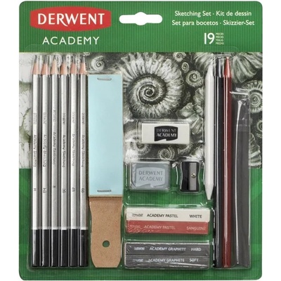 Derwent Academy Комплект за рисуване на скици от 19 части 2300365 (2300365)