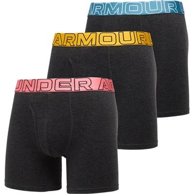 Under Armour M UA Perf Cotton 6in šedá/černá – Zboží Dáma