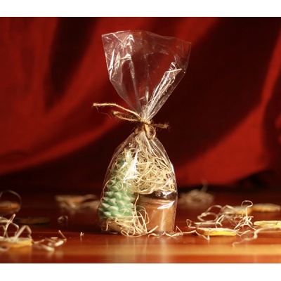 Bzukot minimed květový 50 g a Svíčka stromek 8 cm