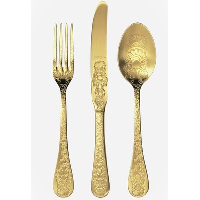 Herdmar (Португалия) Комплект прибори за хранене HERDMAR SANTAMARTA позлатени матирани - 24 части (Herdmar 174-3024-0517-200-0017)