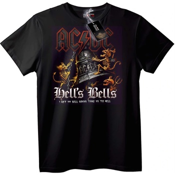 NOONEBRAND Тениска AC/DC Hells Bells - 5XL, Black
