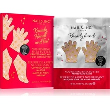 Nails Inc. Kneady Hands And Feet Hand hydratačná maska na ruky 18 ml + hydratačná maska na nohy 18 ml