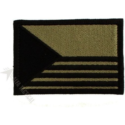 ALFA TACTICAL Vlajka ČR - bojová nášivka, 7,5 x 5 cm Pravá