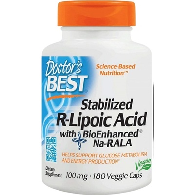 Doctor's Best BEST R-Lipoic Acid / Stabilized NA-R-ALA 100 mg [180 капсули]