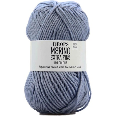 Drops Merino Extra Fine 38 modrá mlha