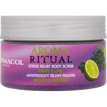 Dermacol Aroma Ritual Grape & Lime хидратиращ пилинг за тяло 200 g за жени