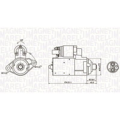 Startér MAGNETI MARELLI 063721409010