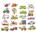 Viga Toys Дървени магнитни фигурки, Viga - Превозни средства (58924)
