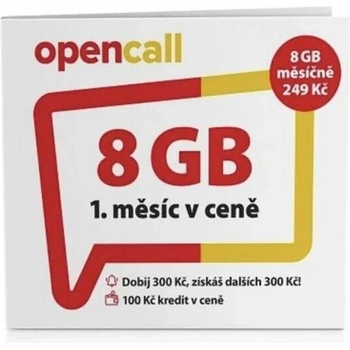 O2 Předplacená karta OpenCall