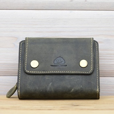 kožená peněženka Greenburry Vintage zelená 335-30