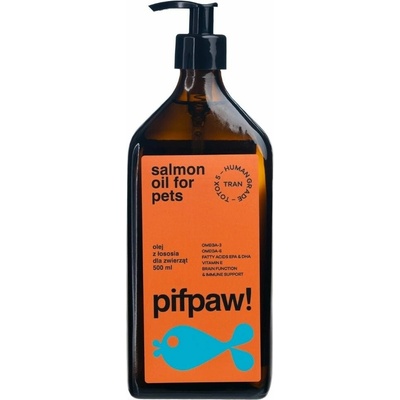 Pifpaw Lososový olej pre domáce zvieratá 500 ml