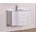 InterCeramic Конзолен шкаф за баня InterCeramic ICP 8080W - PVC, бял с умивалник 8080W 2/2 (ICP 8080W)