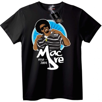 NOONEBRAND Тениска Mac Dre 1970-2004 - L, Black