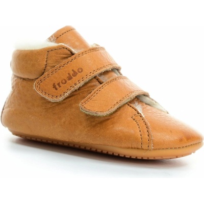 Froddo zimní barefoot Prewalkers G1130013-4 cognac – Zboží Dáma