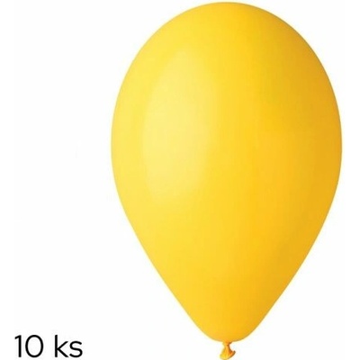 Balónky 10ks OBYČ. žluté