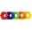 3DJAKE Икономичен комплект ecoPLA Color Mix - 5 x 1, 75 mm / 1000 g (ECOPLA-COLOR-MIX-175)