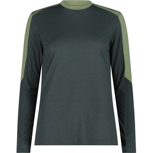 CMP Дамски вълнен пуловер CMP Women's T-Shirt 36N1916 Merino longsleeve - Jungle - размер 44 (EU) (105-7527-0316)