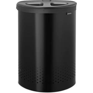 Brabantia Кош за пране Selector 55 л черен мат (242366)