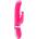 Мулти-функционален вибратор Медицински силикон "deluxe hot pink" 23 см