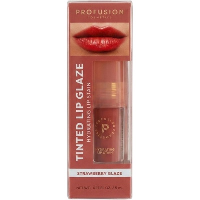 Profusion hydratační lip stain rtěnka Lip Glaze Strawberry glaze 3 ml